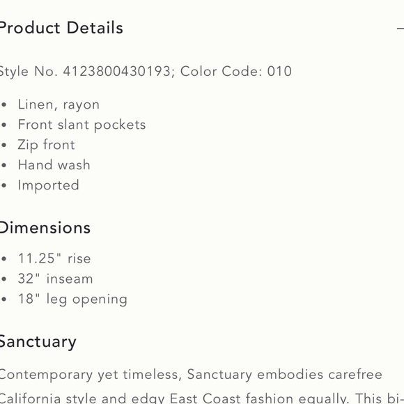 Sanctuary Noho high rise relaxed trouser - Picture 7 of 7